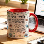 Family Personalized Custom 3D Inflated Effect Printed Mug - Gift For Family Members
