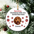 Spending Christmas With You for the First Time-Personalized Pet Christmas Ornament For Pet Lovers