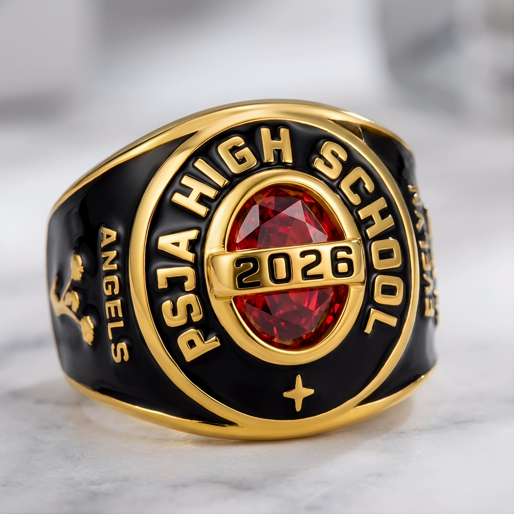 Class of 2026 Graduation Custom Birthstone Class Ring Mementos Graduate Gift