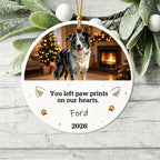 Personalized Pet Memorial Christmas Ornament,Custom Photo Dog Cat Ornament For Pet Lovers