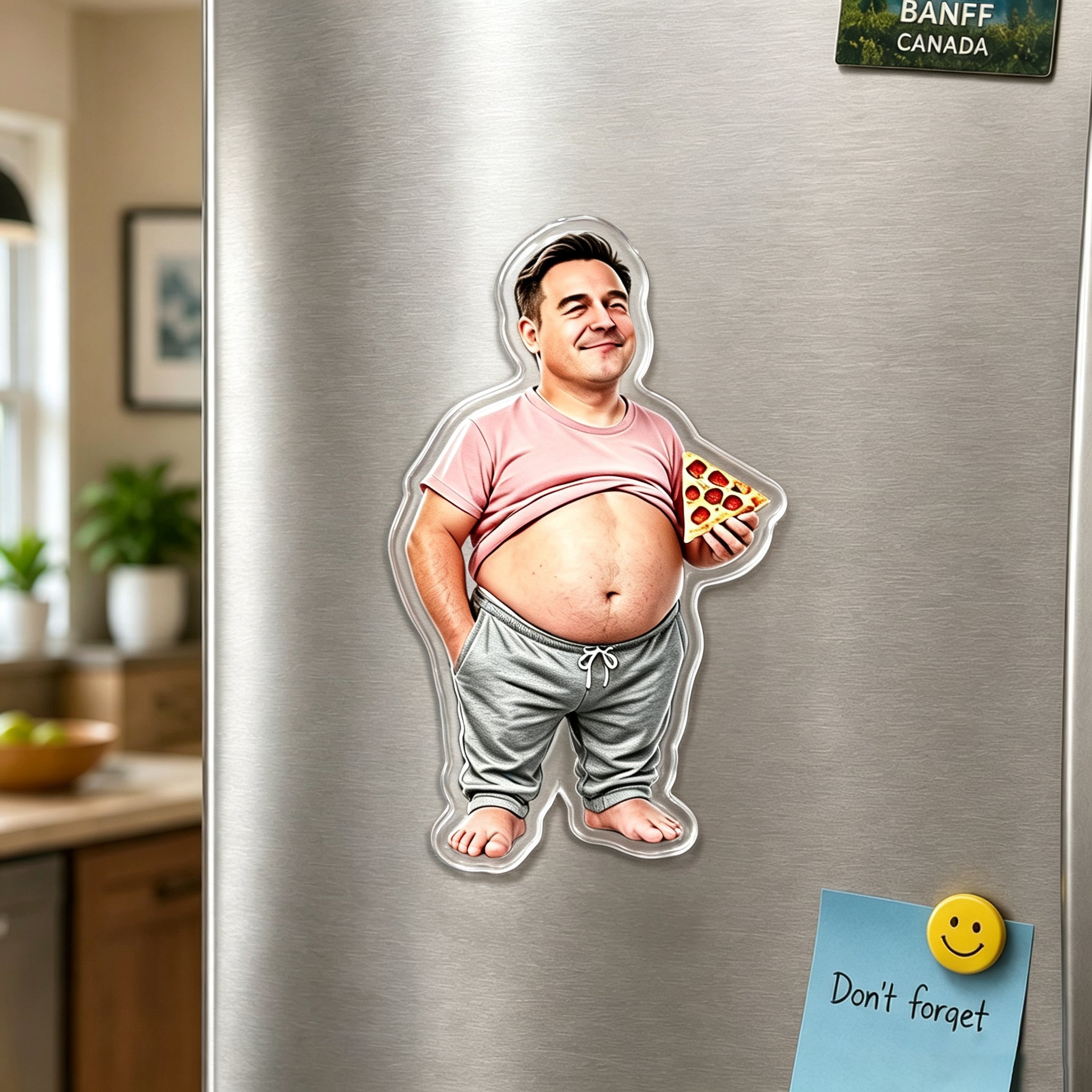Custom Funny Photo Fart Squishy Fridge Magnet