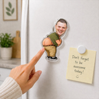 Custom Funny Photo Fart Squishy Butt Fridge Magne