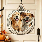 Your Pets Are Ready For Halloween,Personalized Pet Pumpkin Sign,Home Decor Wooden Door Sign For Halloween Gifts