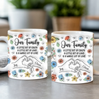 Personalised Mother's Day Mug Holding Hands Keepsake 3D inflated effect Coffee Mug For Mother's Day
