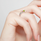 Personalised Birthstone Women Customised Promise Rings