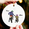 Personalized Dirt Bikes ornament for children and dad, Dirt Bikes Christmas ornament