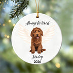 Always Be Loved-A Christmas Ornament for a Pet Who Will Never Be Forgotten-Custom Photo Cernamic Ornament