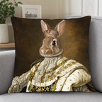 Personalized Pet Portrait Cushion Cover-Custom Memorial Pillowcase Sympathy Gift For Pet  Lovers
