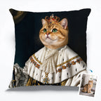 Custom Funny Fur Dog&Cat Throw Pillow