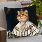 Custom Funny Fur Dog&Cat Throw Pillow