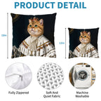 Custom Funny Fur Dog&Cat Throw Pillow
