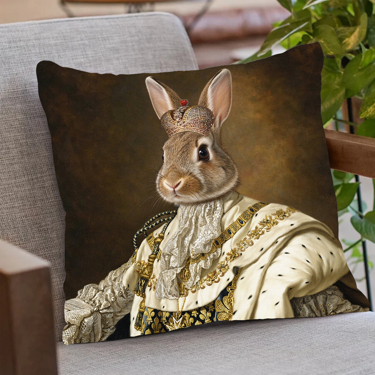 Personalized Pet Portrait Cushion Cover-Custom Memorial Pillowcase Sympathy Gift For Pet  Lovers