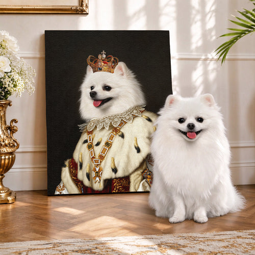 Custom Pet Portrait Painting Canvas-Home Decor Personalized Pet Memorial Wall Art Canvas