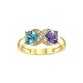 Personalized Gift Idea Birthstone Ring Mother Daughter Ring Promise Ring for Her