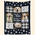 Personalized Pet Photo-Memorial Personalized Custom Christmas Blanket Gifts For Dogs,Cats