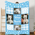 Personalized Pet Photo-Memorial Personalized Custom Christmas Blanket Gifts For Dogs,Cats
