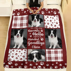 Personalized Pet Photo-Memorial Personalized Custom Christmas Blanket Gifts For Dogs,Cats