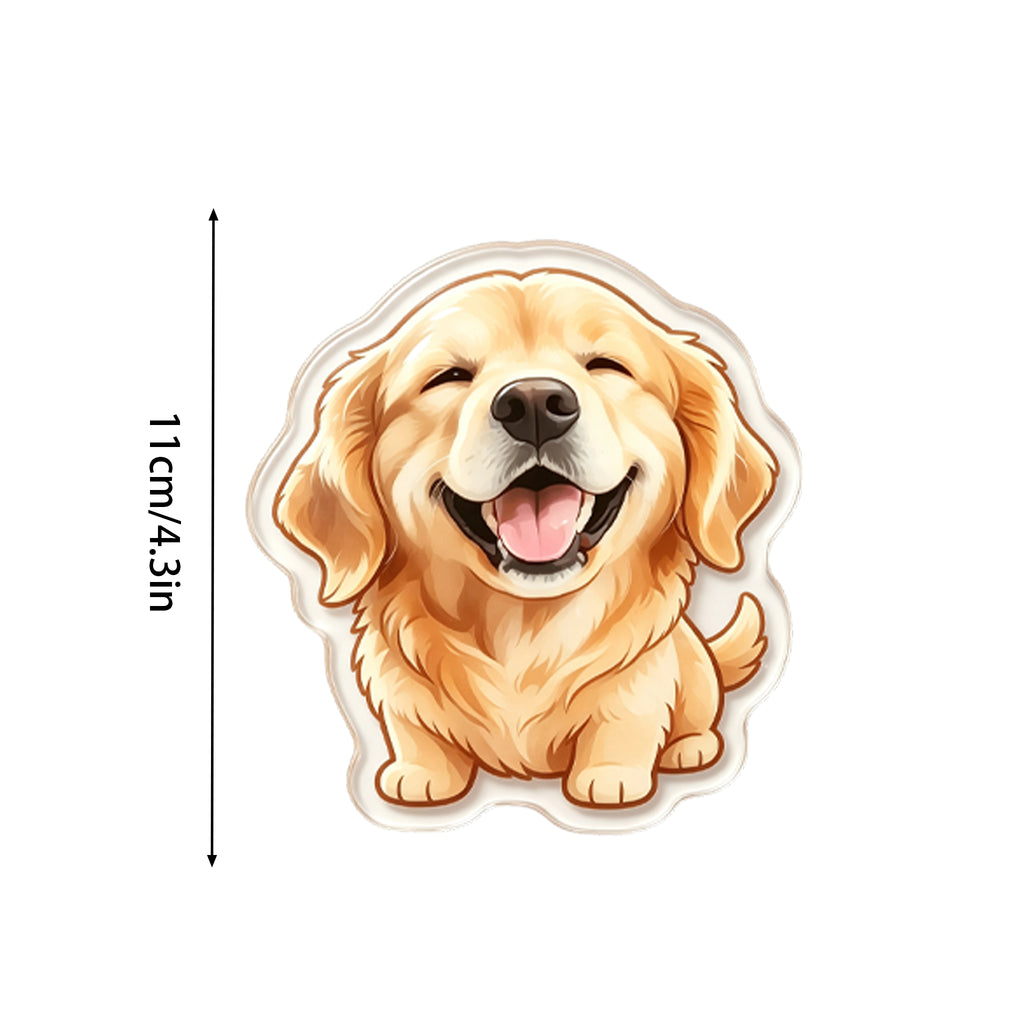 Custom Dog Fridge Magnet,Personalized Pet Illustration Magnet for dog Lover Gift