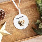 Personalized Christmas Ornament for Dogs, Custom Pet Name Keepsake