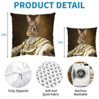 Personalized Pet Portrait Cushion Cover-Custom Memorial Pillowcase Sympathy Gift For Pet  Lovers