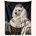 Personalized Pet Blanket - Custom Royal Highness Cat & Dog | Throw The Queen Princess Style