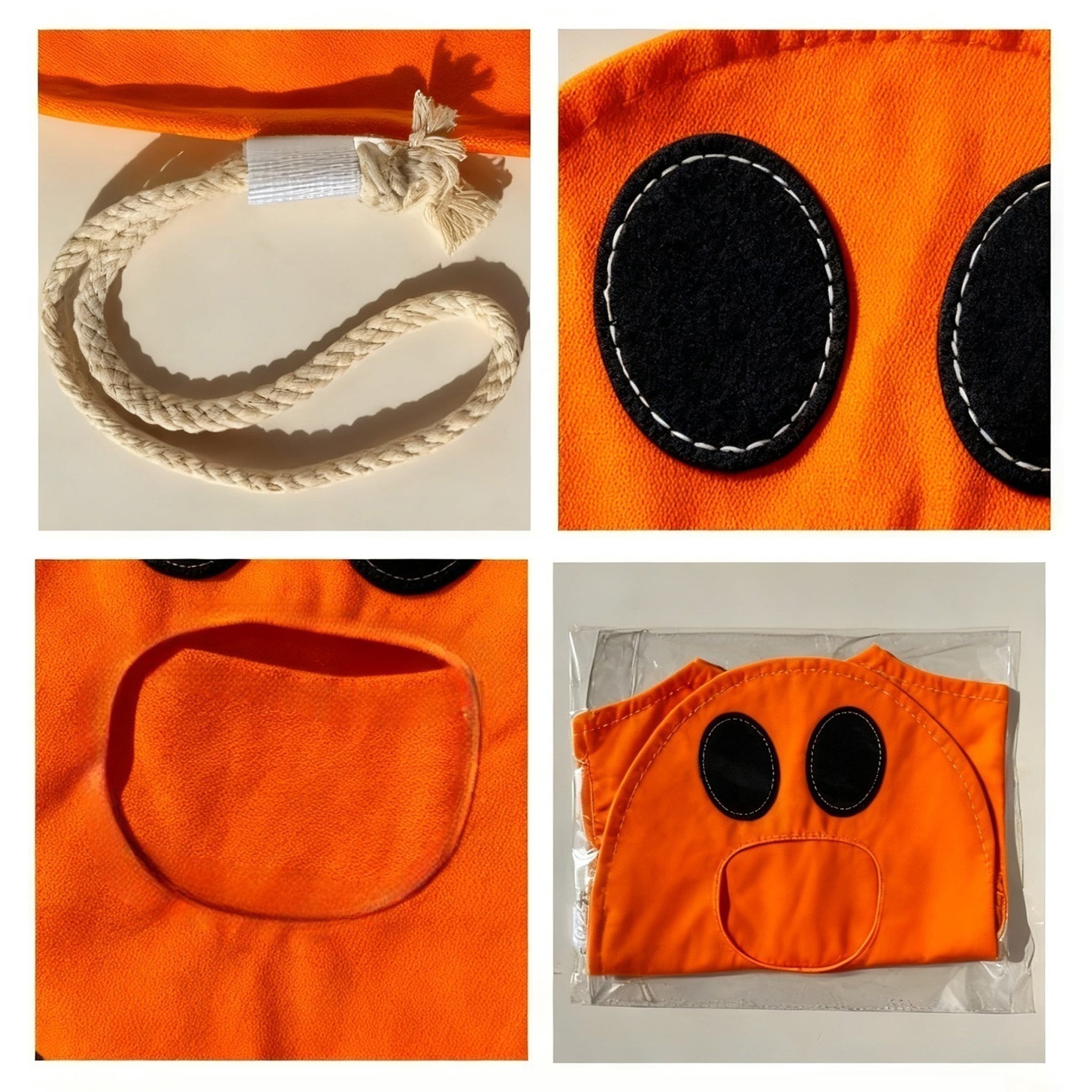Custom Name Ghost Trick or Treat Bag, Personalized Halloween Candy Tote for Kids